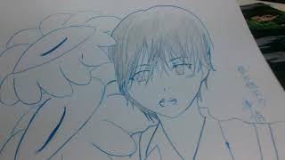 ガラスのペンを買いました！あと、イラスト描いたよ、