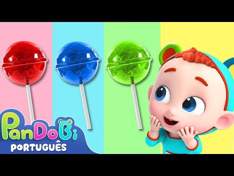 Qual a Cor do Pirulito que Você Quer? | 35 MINUTOS do Pandobi | Super Pandobi em Português