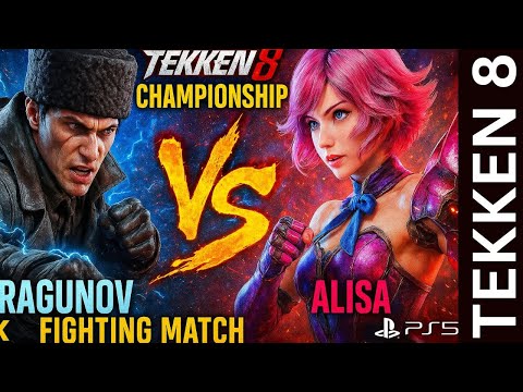 Tekken 8 Dragunov vs Alisa EPIC Championship Battle | PS5 4K Gameplay Fight | Intense Showdown #ps5