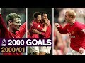 Manchester United 2000 PL Goals | 2000-01 | Solskjaer, Yorke, Sheringham, Giggs, Beckham