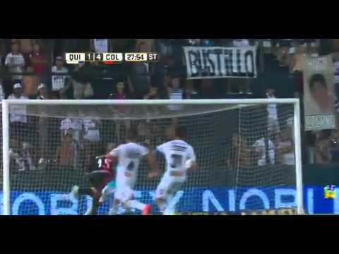 Gol de Nicolás Silva - Quilmes 1 - 4 Colon - Liga Argentina - Fecha 2