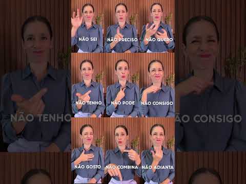 Sinais de Negação em Libras | Débora Libras