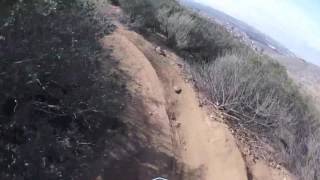 Old School Fontana Trail during an enduro race.