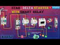 How To Connection Star Delta MOTOR CONNECTION With SMART RELAY
