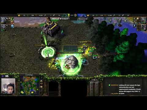 Moon (NE) vs Michael (UD) - WarCraft 3 - Gold League Pro Division  - WC3073