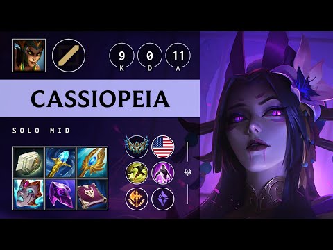 Cassiopeia Mid vs Sylas - NA Challenger Patch 25.09