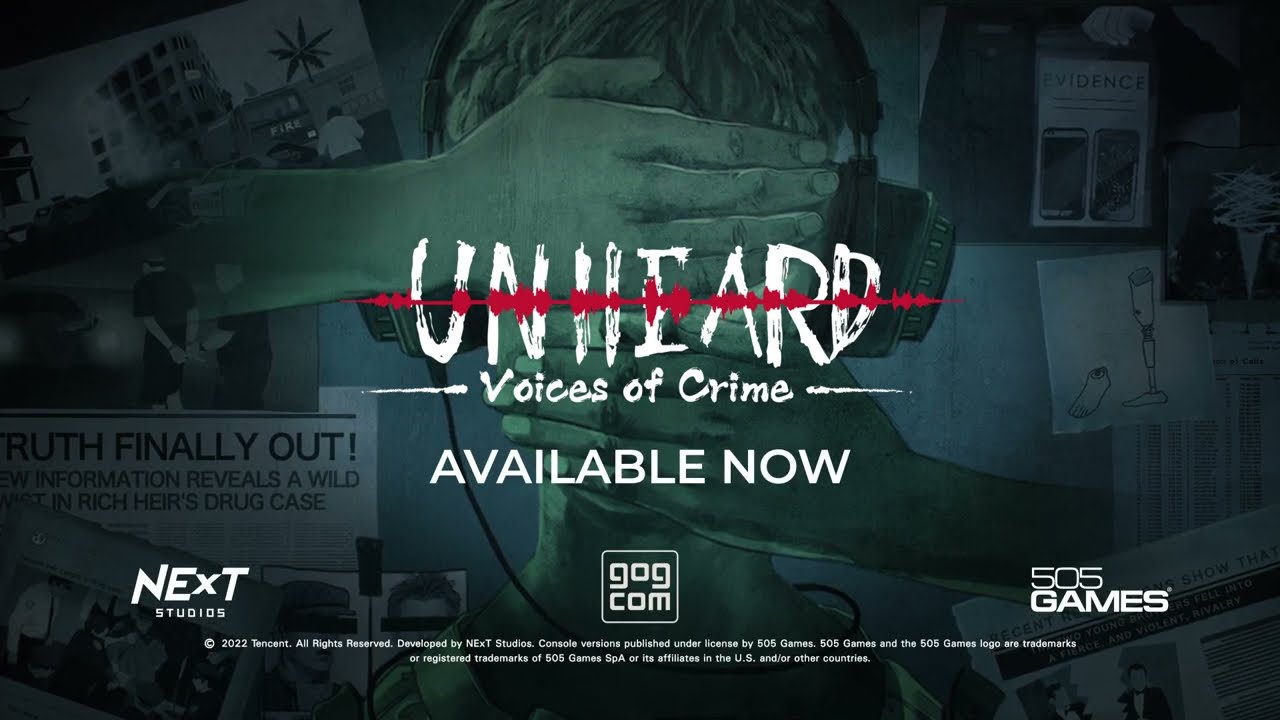 Unheard: Voices of Crime Edition  Playstation 4  játékmenet videója