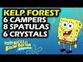 Kelp Forest Walkthrough All Campers Golden Spatulas Crystal Locations Spongebob Collectibles