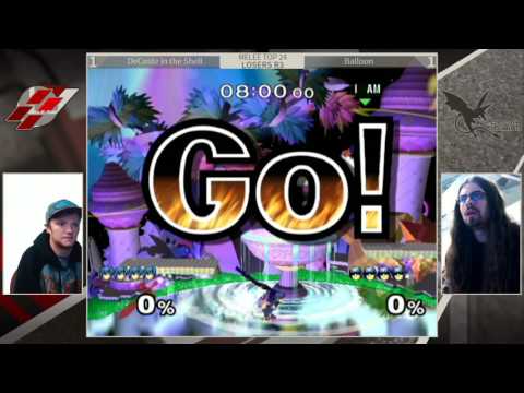 DeCoste in the Shell (Marth) vs. Balloon (Falcon) | SSBM LR3 | SSN6