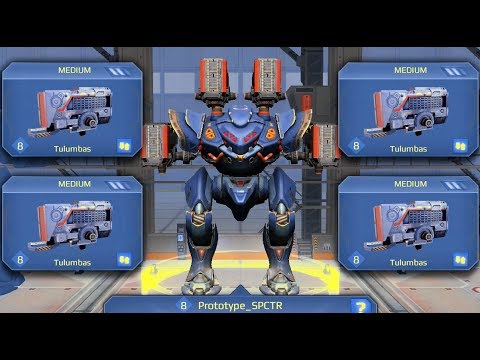 War Robots [3.7] Test Server  - One Robot 11 Kills |  New Robot SPECTRE