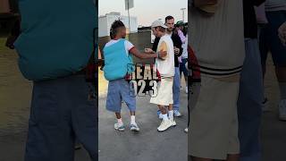 Jaden Smith and Justin Bieber backstage at Coachella 2024