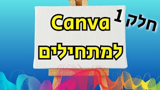 קנבה למתחילים - חלק 1 (מה זה קנבה, מידע חשוב ובסיסי ודוגמאות עיצוב)
