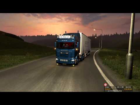 Euro Truck Simulator 2 - Scania V8 R620 - Amsterdam to Göteborg