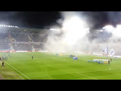Sfeer krc genk - club brugge 25-10-2017 rookbom like this video