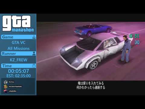 GTAMarathon 2019 - Grand Theft Auto: Vice City - All Missions - KZ_FREW