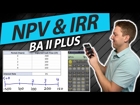Calculate Net Present Value (NPV) and Internal Rate of Return (IRR) Using Financial Calculator