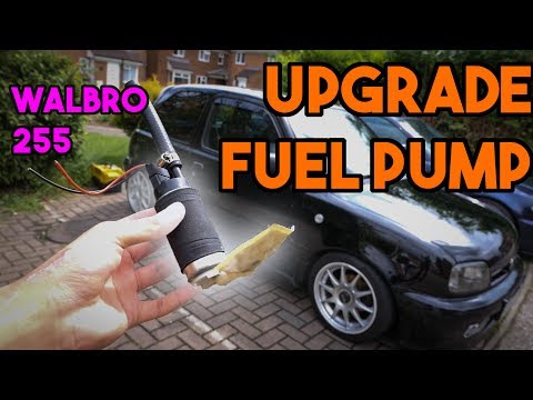 How To Replace/ Upgrade Fuel Pump - Walbro 255
