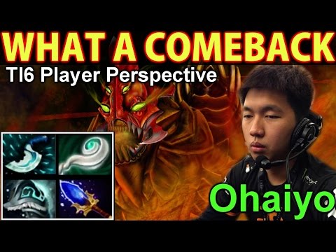 Ohaiyo Sandking- Dota 2: What a Comeback [TI6 Player Perspective]