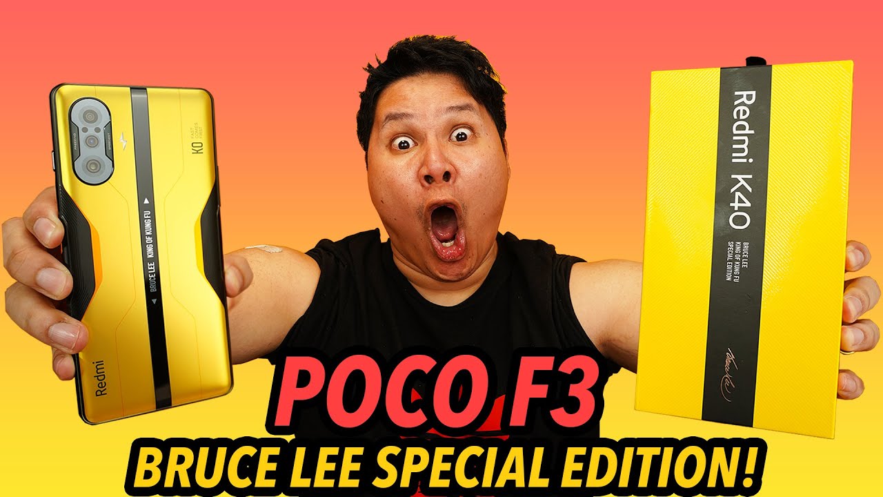 REDMI K40 GAMING - ANG POCO F3 BRUCE LEE SPECIAL EDITION
