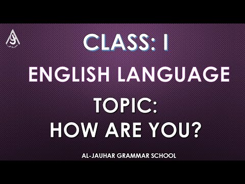 CLASS 1 | LANGUAGE | 5 MAY 2021
