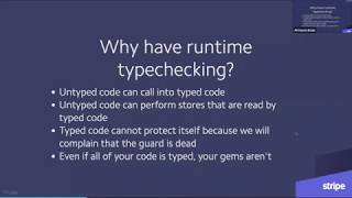 Sorbet: A Type Checker for Ruby (Dmitry Petrashko, Stripe)