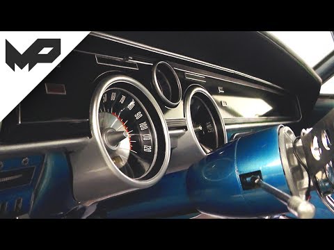 Custom Dash Face Pad on a 68 Cougar