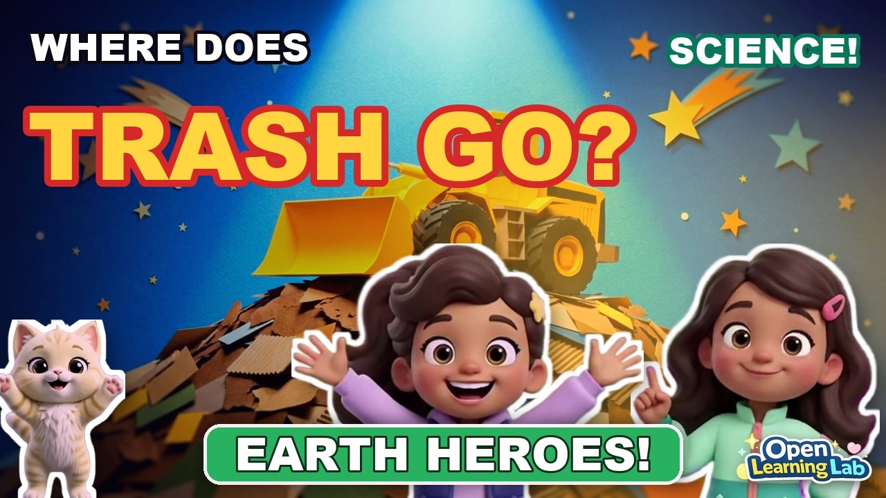 🗑️ Where Does Your Trash REALLY Go? | Recycling Explained for Kids