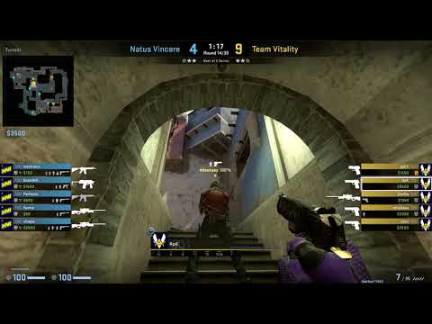 CS:GO POV Demo Vitality RpK (22/16) vs Na'Vi (de_mirage)