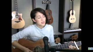 Kina Grannis - Together (and its backstory) LIVE Solo Acoustic StageIt Internet Concert 12/15/2012