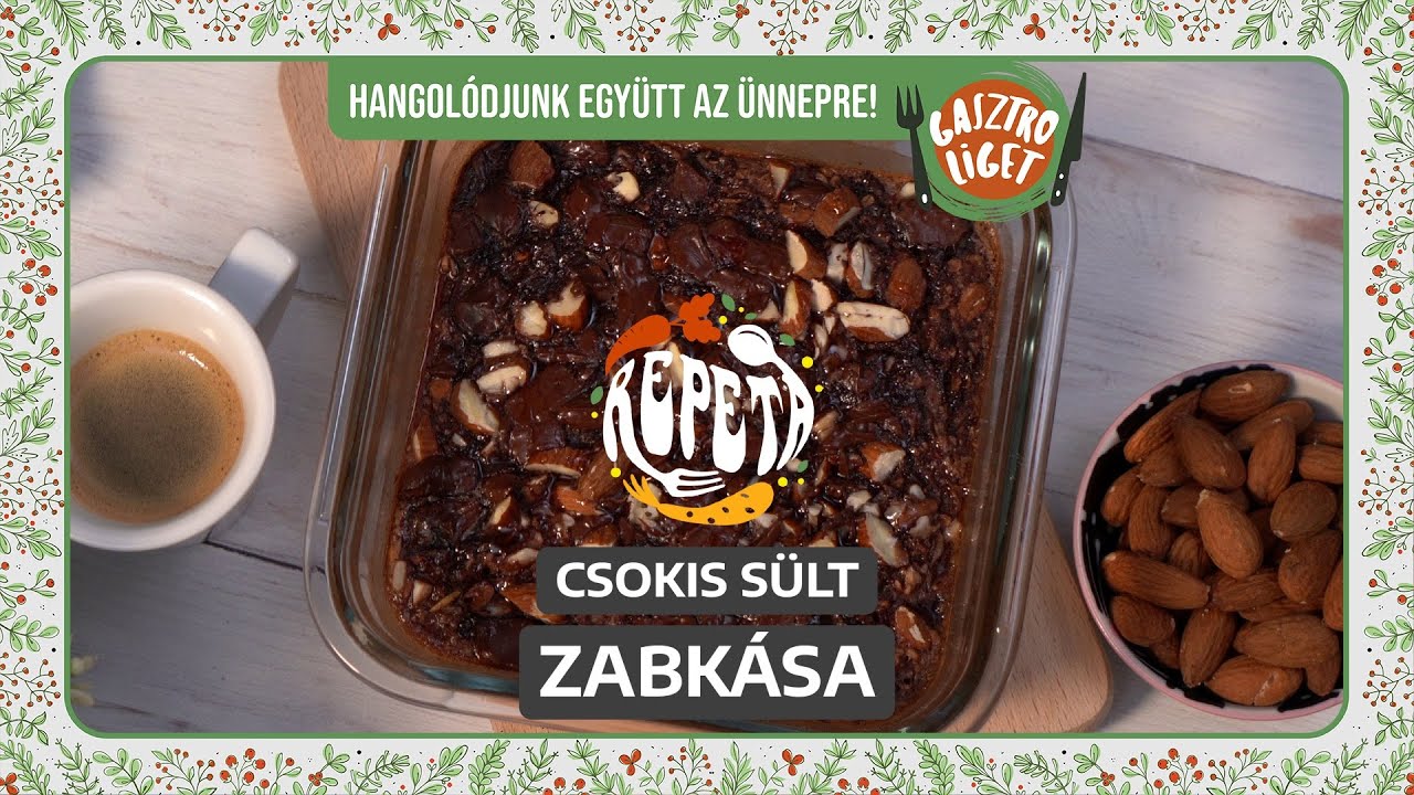 Csokis sült zabkása | Repeta