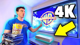 The Best Way to Watch 4K MOVIES at Home - LG CineBeam Projector