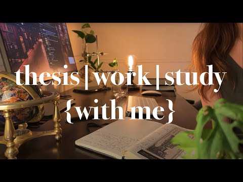 thesis | work | study with me LIVE 9 hours — academia (& library ambience)