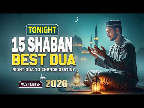 15 Shaban Night Dua 2026 | Must Listen | Dua for Shab E Barat | One Dua That Can Change Your Destiny