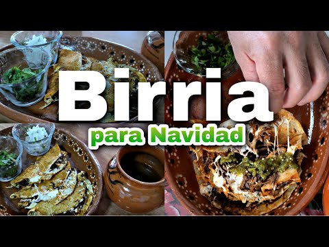 🍖BIRRIA DE RES Y TACOS FACIL Y SENCILLO| PARA ESTA NAVIDAD Y AÑO NUEVO | BIRRIA NAVIDEÑA#navidad2022