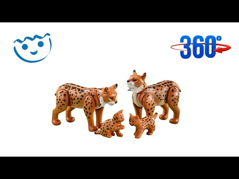 UNBOXING PLAYMOBIL 6540 - FAMILIA DE LINCES