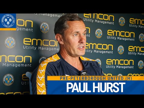 PRE-PETERBOROUGH UNITED | Paul Hurst on first home league game of the season