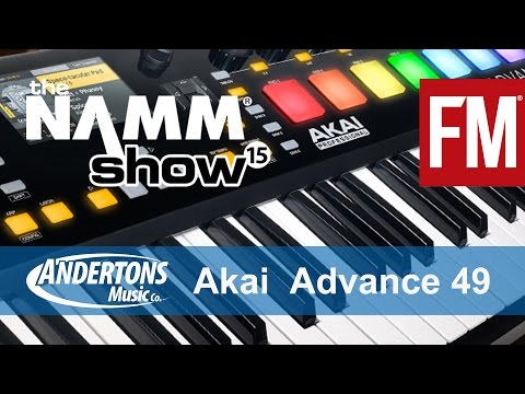 NAMM 2015 - Akai Advance 49 keyboard controller