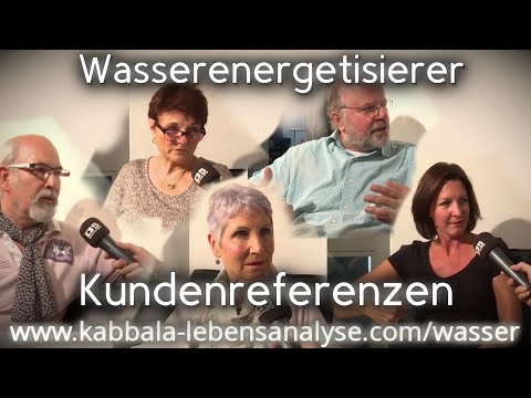 Der Wasserenergetisierer oder auch Wasser-Matrix nach Tesla und Lakhovsky, -einige Kundenreferenzen.