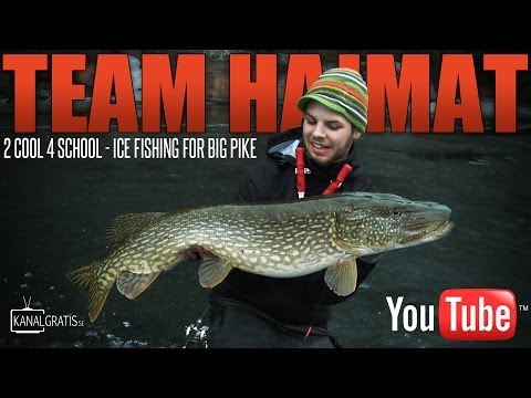 Ice Fishing for Big Pike with Team Hajmat - 2 Cool 4 School