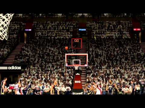 NBA 2K14 MyCareer - Playoffs R1G1 - Buzzer Beater Before Halftime