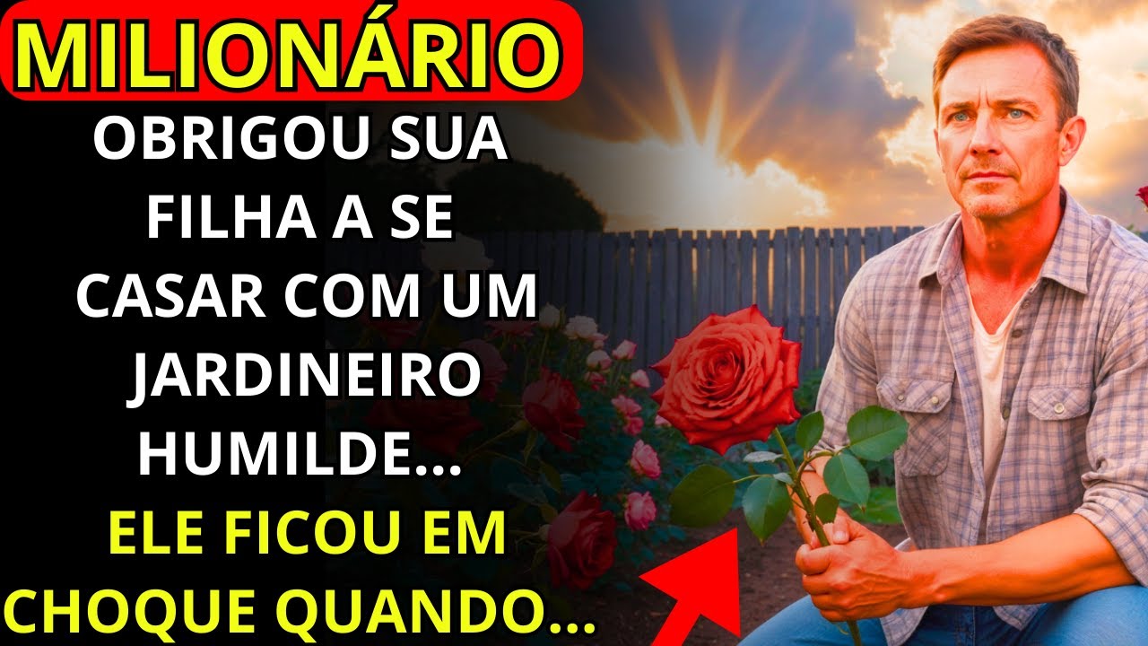MILIONÁRIO OBRIGOU SUA FILHA A SE CASAR COM UM JARDINEIRO HUMILDE... ELA FICOU EM CHOQUE QUANDO...