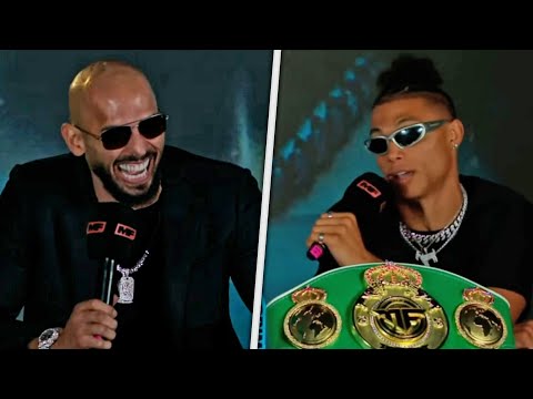 FIRED UP! Andrew Tate vs Chase DeMoor | FULL PRESS CONFERENCE | Misfits Boxing