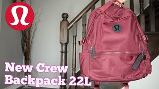 Lululemon New Crew Backpack 22L Review