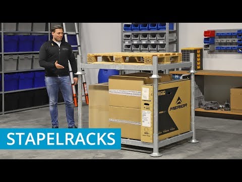 Gebruikte Mobiele stapelrack mobiele rack geschikt voor rongen 60.3