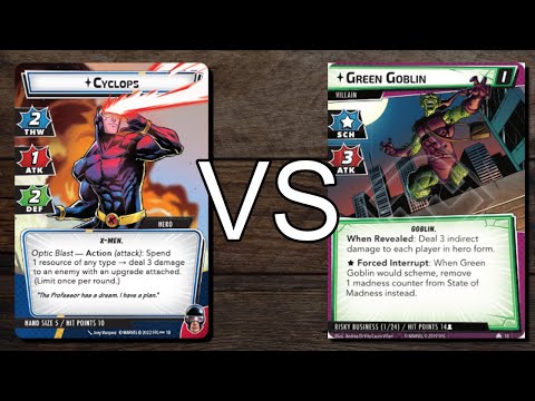 Cyclops vs. Green Goblin - Marvel Champions X-Men