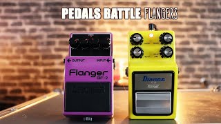 Video thumbnail for PEDALS BATTLE - BOSS Flanger BF2 vs Ibanez Flanger FL9 by Pedals Fusion