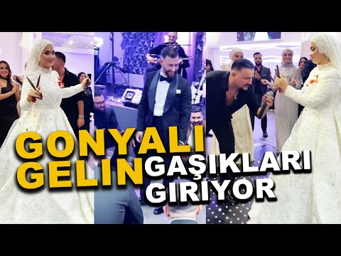 (K)Gonyalı gelin gaşıkları gırıyo, zonguldaklı damadın arkadaşları salonu yıkıyo