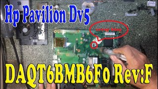 Hp Pavilion Dv5 DAQT6BMB6F0 Rev F Error Bios
