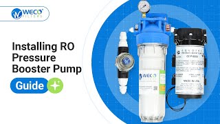 Installing a Reverse Osmosis Pressure Booster Pump with Gauges