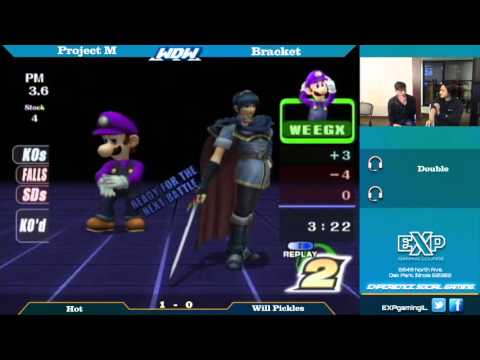WDW - 1/27/16 - Hot (Marth) vs Will Pickles (Luigi) - Winner's Bracket